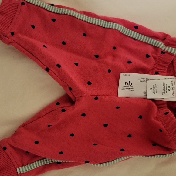Watermelon 2 piece set outfit by carters size NB - Picture 7 of 11